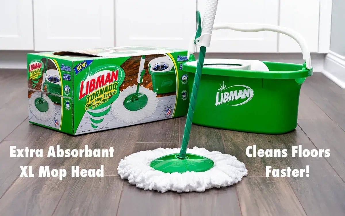 Tornado Spin Mop in Kitchen