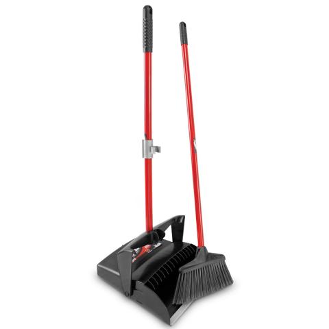 1193 Deluxe Lobby Dustpan & Broom Set (Closed Lid) | Libman